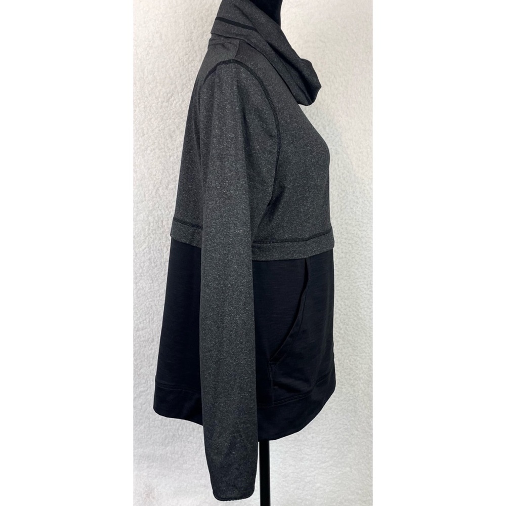 COTTON ON BODY • Black/Grey Pullover Cowl-neck Athletic Sweater, M - Picture 7 of 14